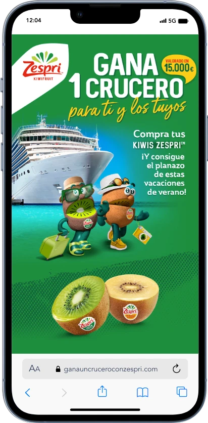 desarrollo para marca zespri