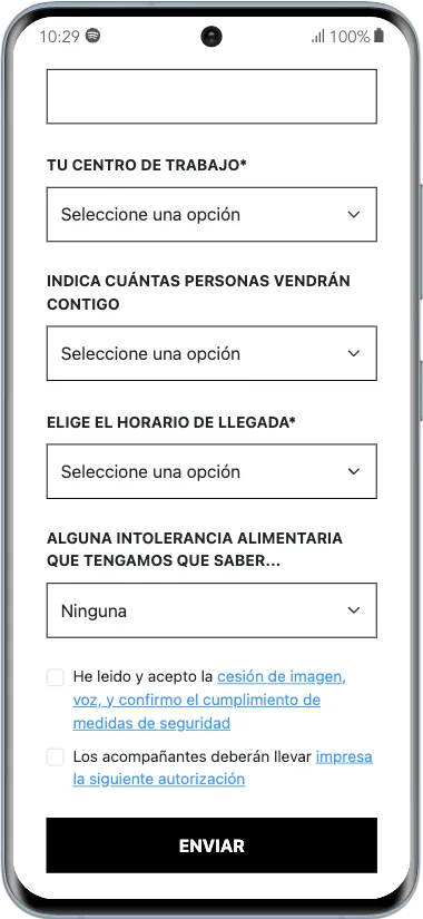 desarrollo de sistema de entradas con acceso